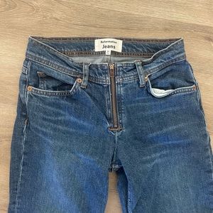 Reformation size 24 Angelina low rise jeans perfect condition
